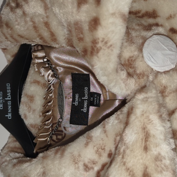 Dennis Brasso Coat faux sheared mink - Picture 2 of 9